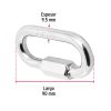 Bandola con seguro roscado 3/8″ × 3½″ Fiero