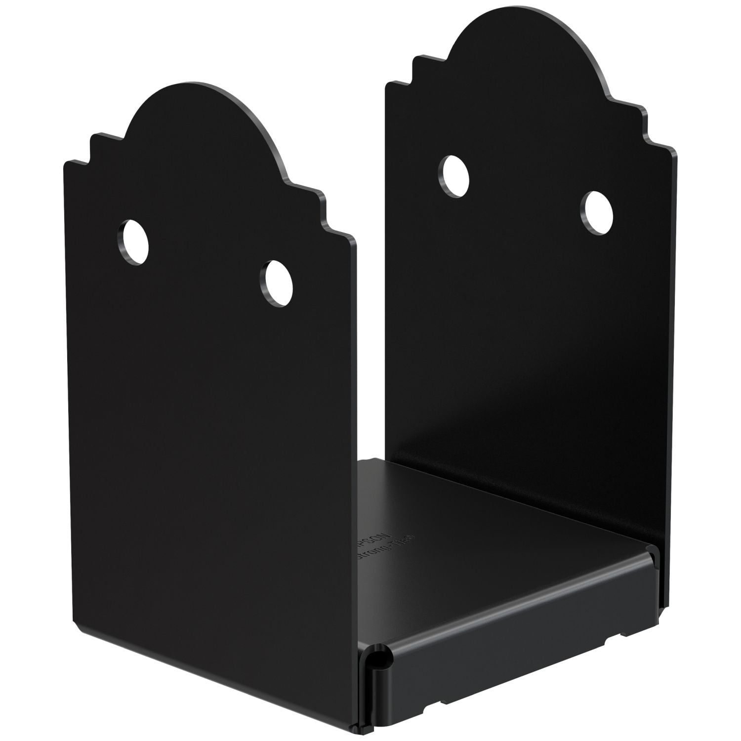 Base de poste negra 6 × 6″ APB66 Simpson Strong-Tie