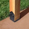 Base de poste negra 6 × 6″ APB66 Simpson Strong-Tie