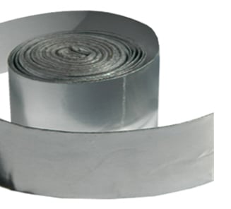 Cinta de aluminio DVP para policarbonato 25 mm × 50 m