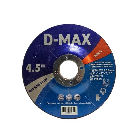 Disco de desbaste metal 4 1/2″ x 6 mm D-Max