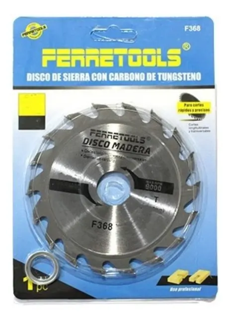 Disco sierra 4 1/2″ 24D Tungsteno Ferretools