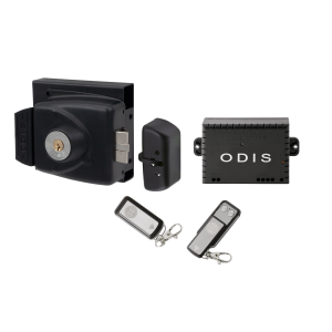 Kit Odis Eléctrico: Cerradura Exterior Sobreponer 783 + Transformador + 2 Controles