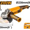 Esmeril angular AG220018 INGCO. Disco no incluido.