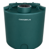Estanque vertical de agua verde Contemplas de 10.000 litros con tapa de 60 cm