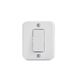 Interruptor sobrepuesto simple 9/12 10 A blanco Castillo