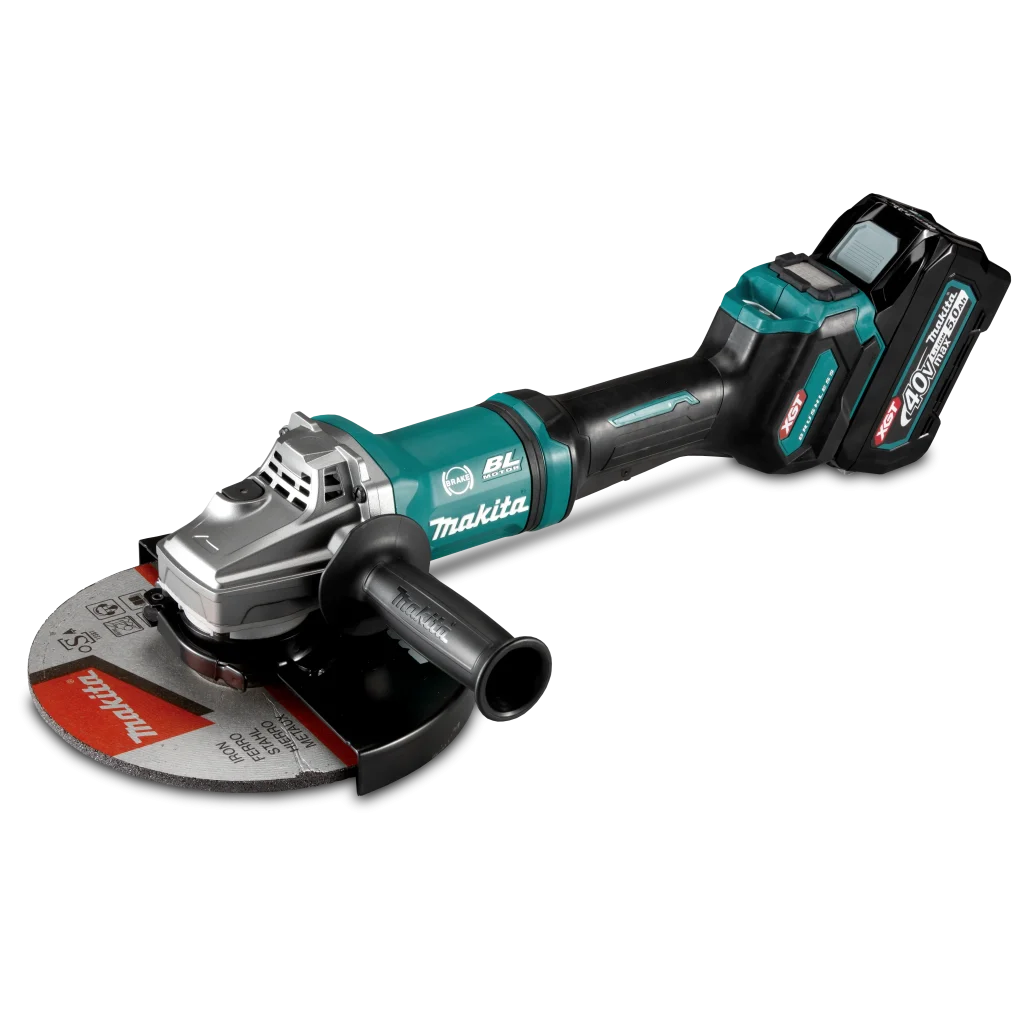 Esmeril angular 9″ 40 V 2bat 4 Ah + cargador Makita