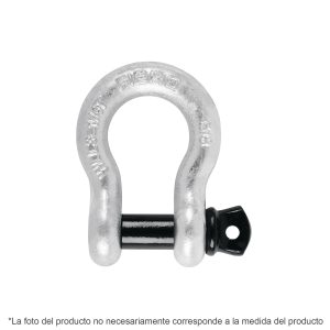 Grillete de acero forjado galvanizado 1/2″ Fiero — 2 t