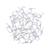 Grapas blancas redondas con clavo para cable de 8 mm, Ferretools F2208