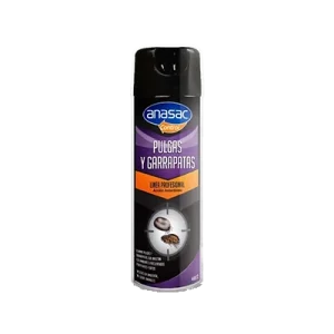 Insecticida ambiental contra pulgas y garrapatas, aerosol 400 ml Anasac
