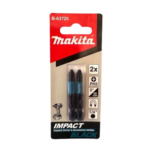 Puntas PH2 Impact Black 50 mm, 2 unidades (B-63725) Makita
