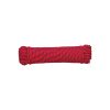 Cuerda de polipropileno trenzada roja 6 mm × 30 m