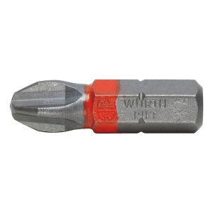 Punta Phillips PH3 Würth, 25 mm con encastre de un cuarto de pulgada