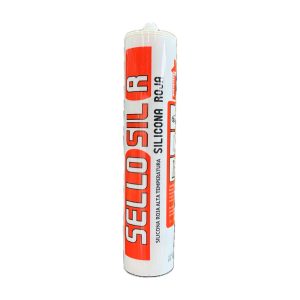 Silicona alta temperatura roja Sellosil