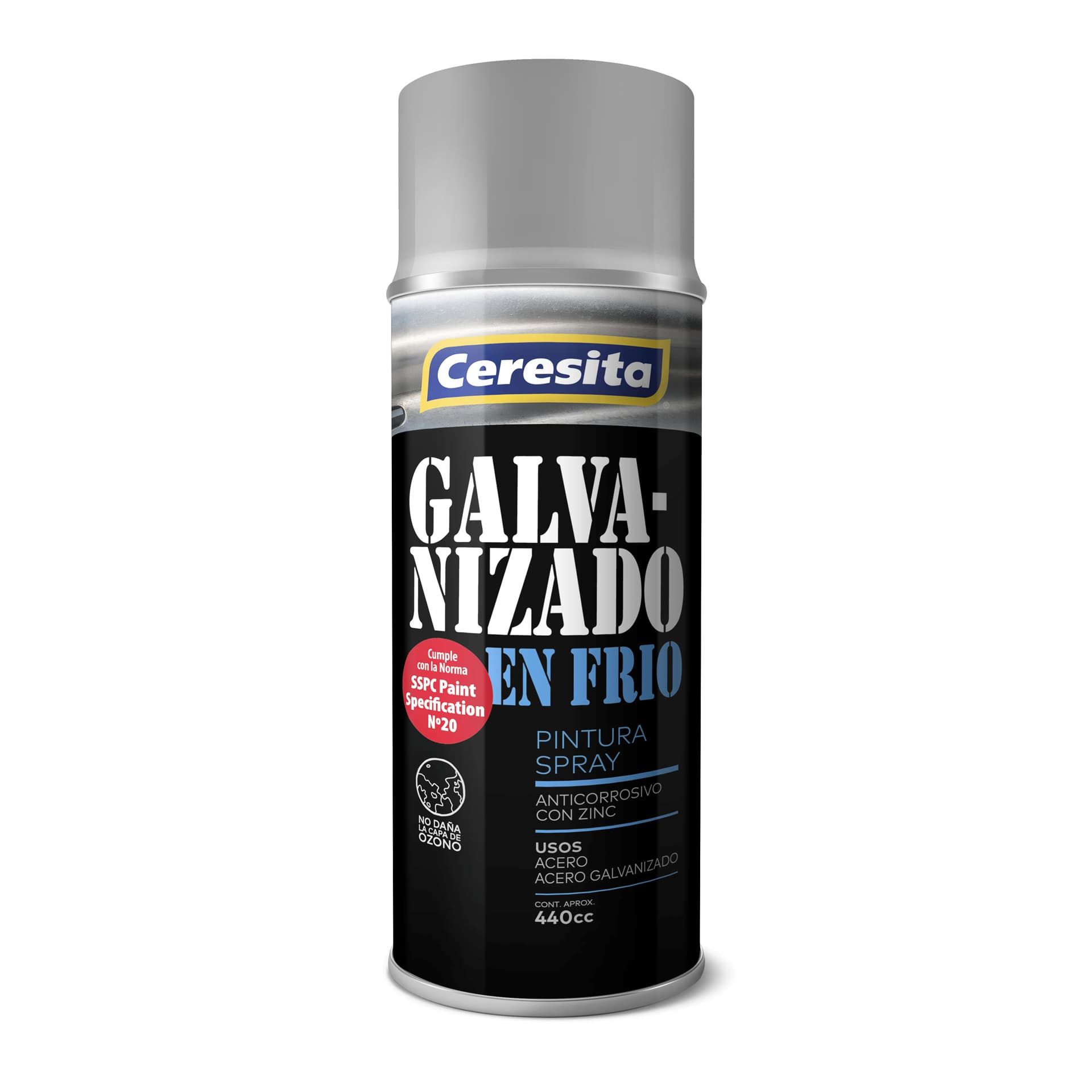 Spray galvanizado en frío anticorrosivo Ceresita
