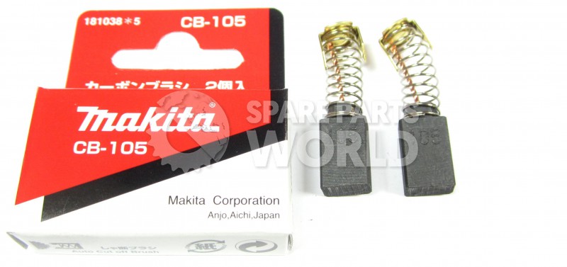 Par de carbones CB-105, 2 unidades, Makita