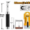 Extensión magnética para puntas de ¼″, con guía deslizable de 80–125 mm (ABH30801) INGCO
