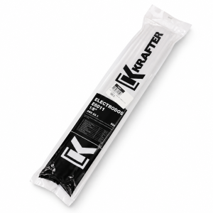 Electrodo E6011, 1/8″, paquete de 500 g Krafter