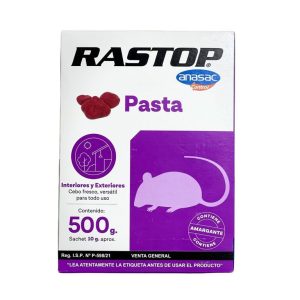 Rastop pasta raticida 500gr Anasac
