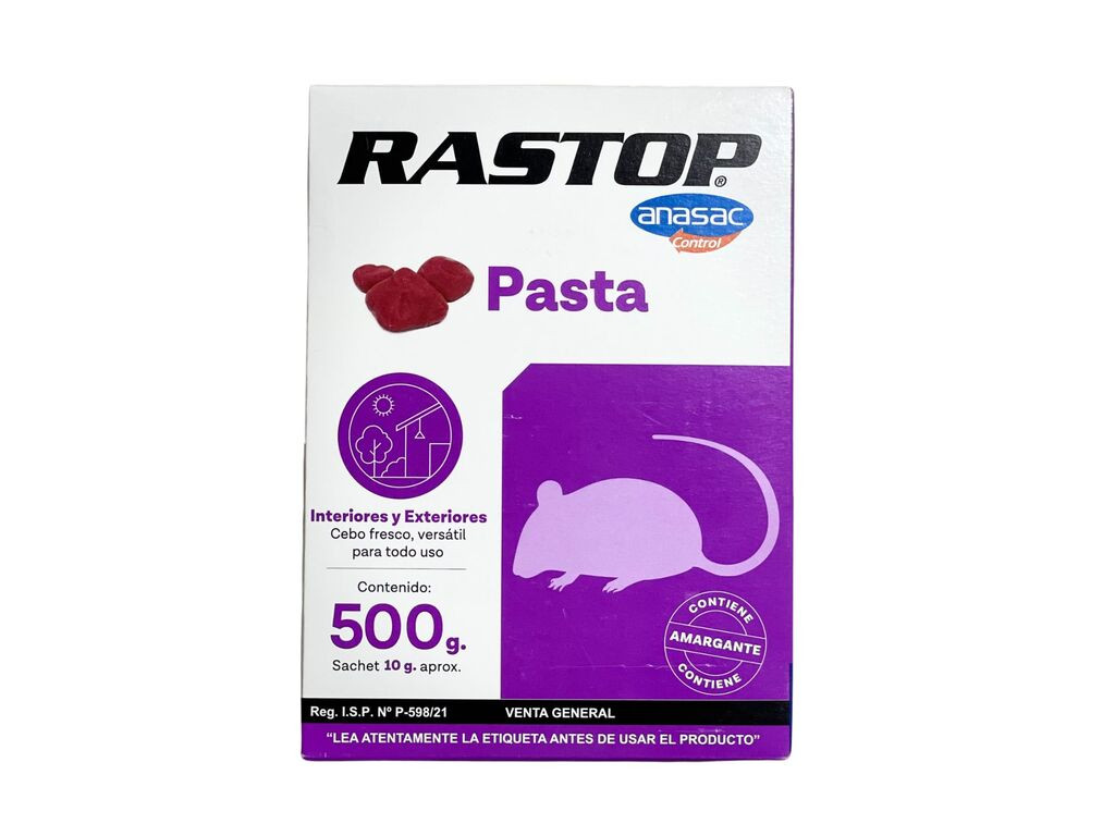 Rastop pasta raticida 500gr Anasac