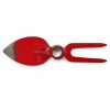Azada de jardín tipo corazón Oslo, cabezal rojo sin mango con dos dientes
