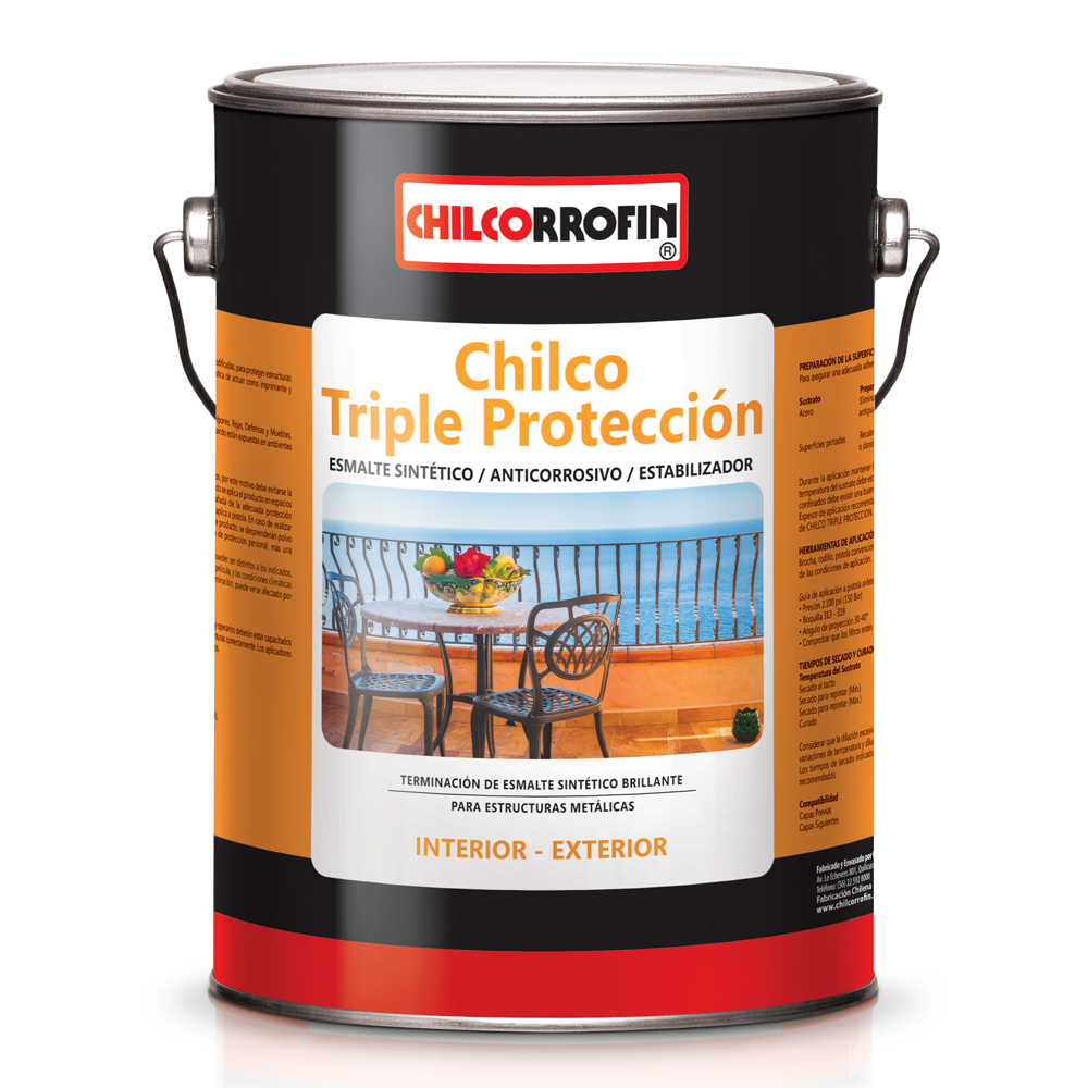 Chilco Triple Protección blanco, 1 galón, Chilcorrofin