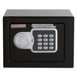 Caja de seguridad 4.2 lts 130 x 230 x 170mm color negro Odis