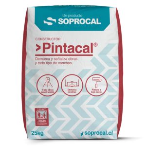 Cal hidratada Pintacal, saco de 25 kg Soprocal