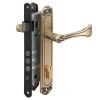 Cerradura Embutida Barroca B40 Bronce de Oficina POLI