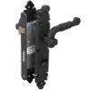 Cerradura Embutida Rústica B40 Negra de Baño POLI