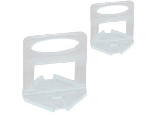 Clips niveladores para cerámica y porcelanato 2 mm, 100 unidades, Ferretools
