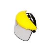 Protector facial con casquete amarillo y visor CH380Y