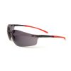 Lentes Steelpro Spy City AF grises con patillas rojas
