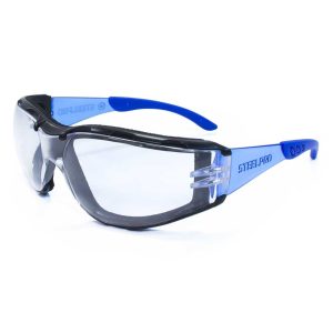 Lente de seguridad Spy Flex Plus transparente con foam Steelpro