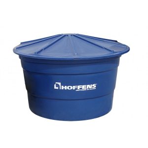 Estanque vertical de agua con tapa, 5.000 litros, Hoffens