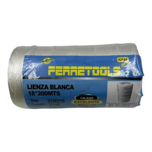 Lienza para tizar blanca 200 m Ferretools