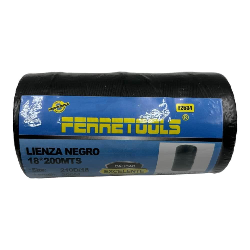 Lienza para tizar negra 200 m Ferretools