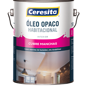 Imagen oficial referencial de Óleo opaco habitacional negro, ¼ galón, Ceresita