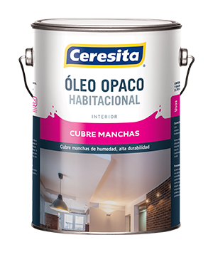 Óleo opaco habitacional negro, ¼ galón, Ceresita