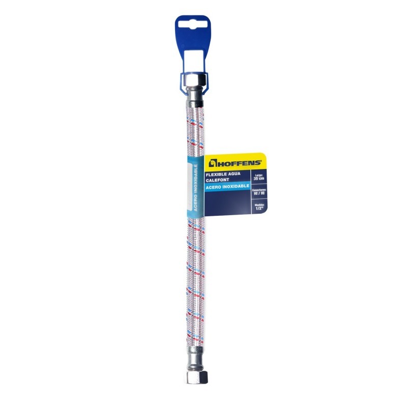 Flexible para calefont acero inoxidable HI-HI 1/2 pulgada 25 cm Hoffens