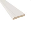 Guardapolvo MDF blanco GP21, imagen referencial del perfil