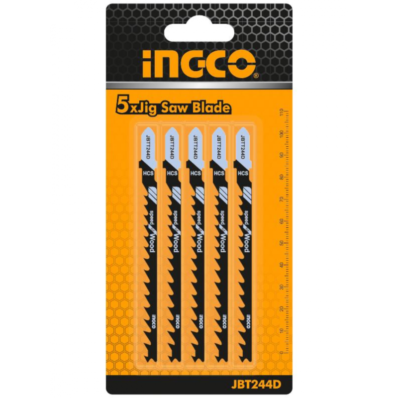 Juego 5 hojas sierra caladora para madera (JBT244D) INGCO