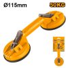Ventosa doble de 115 mm, capacidad máxima de 50 kg (HSU025001) INGCO
