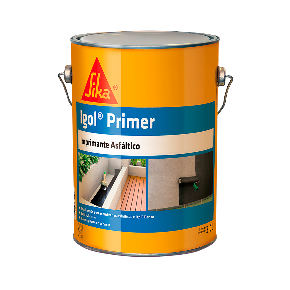 Sika Igol Primer imprimante asfaltico 3 lts