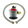 Kit Providus con regulador de gas y flexible metálico de un metro