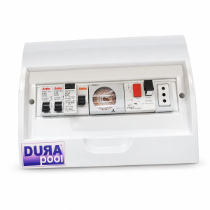 Tablero eléctrico para piscina Dura Pool con timer, automáticos y tomacorriente