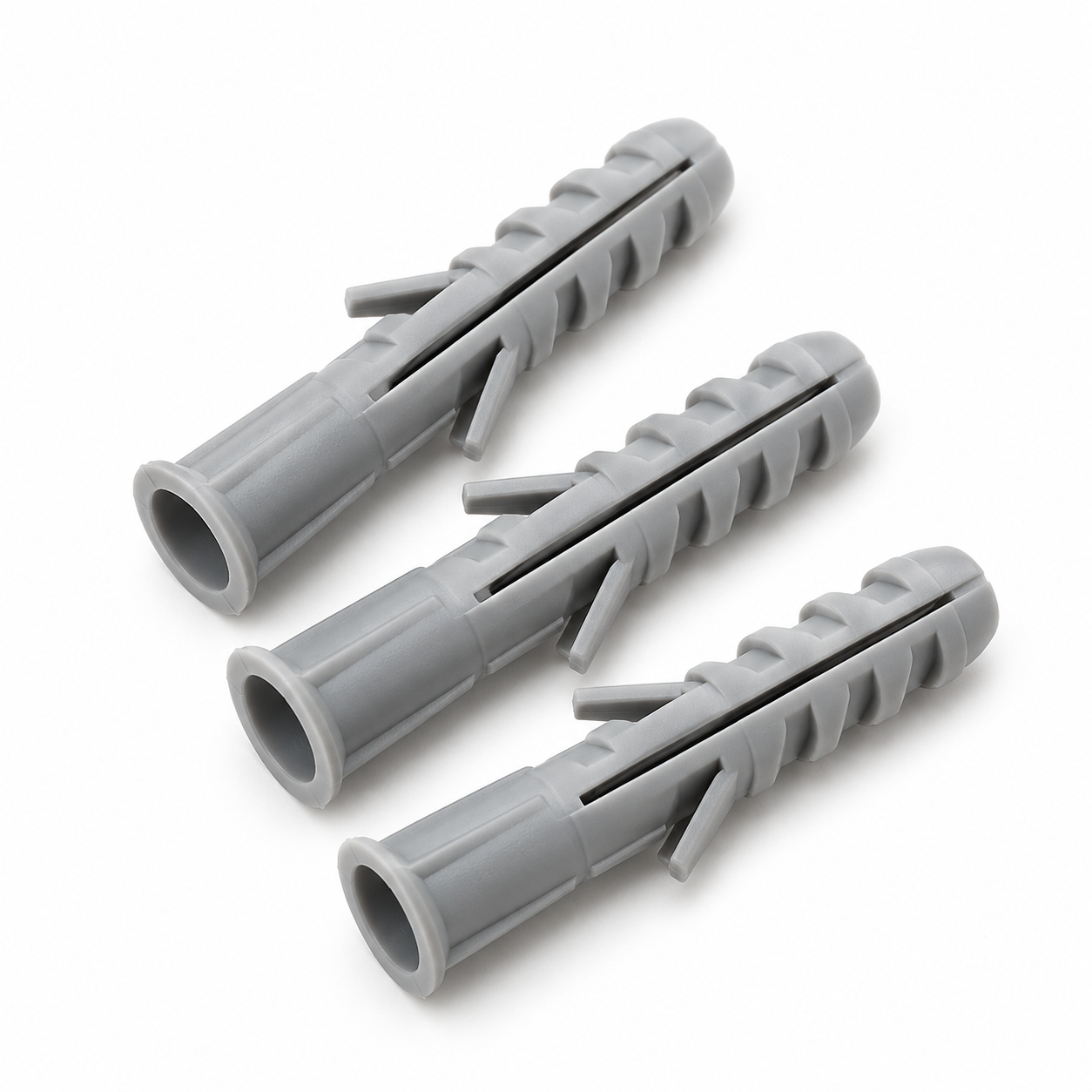Tarugo plástico gris 5 mm, por unidad