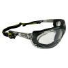 Lentes Turbine AF claros marco gris Steelpro